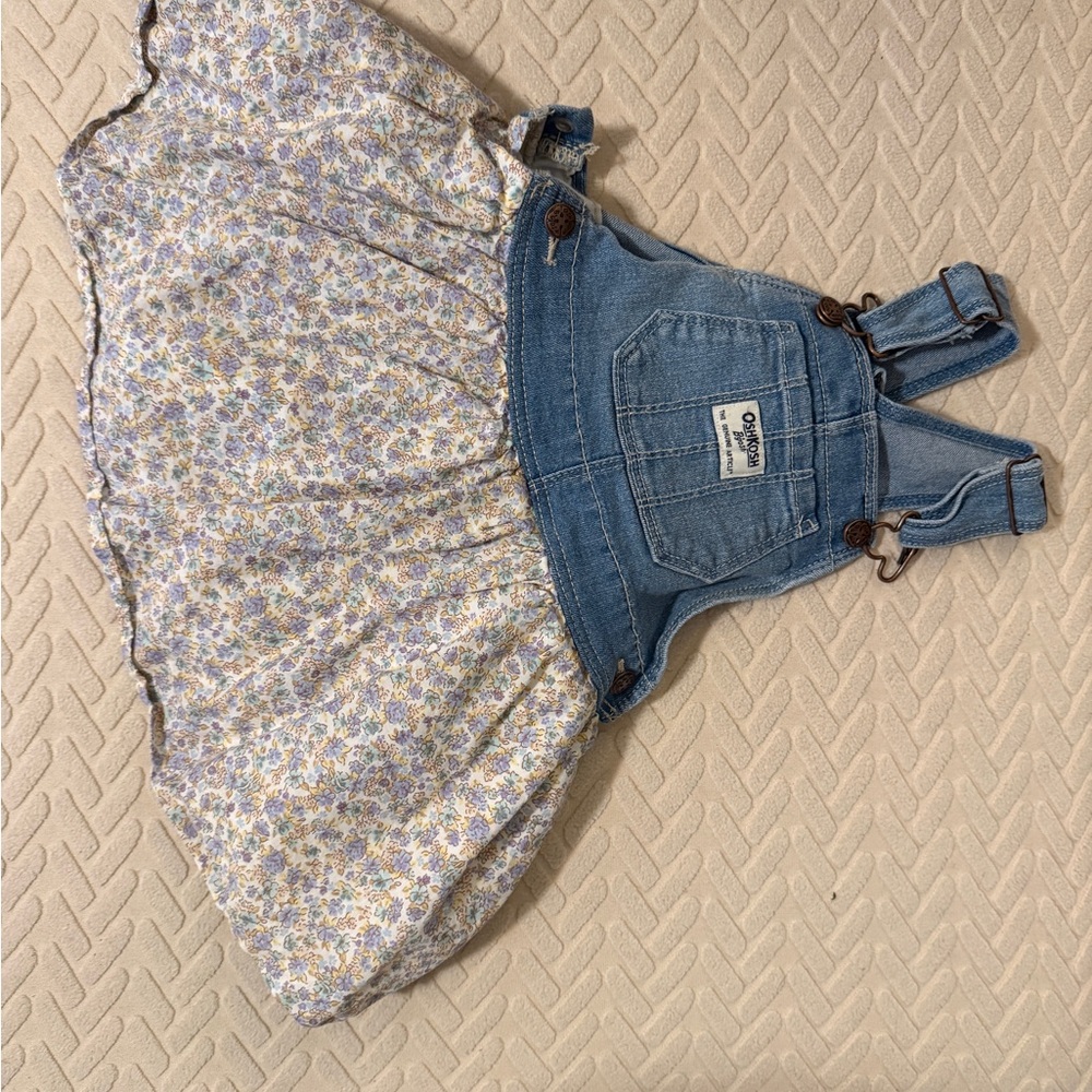 H&M Kids Denim and Floral Dress